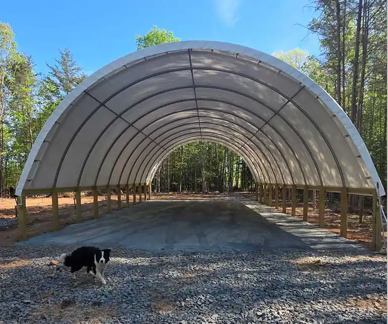30 foot wide Heritage hoop building